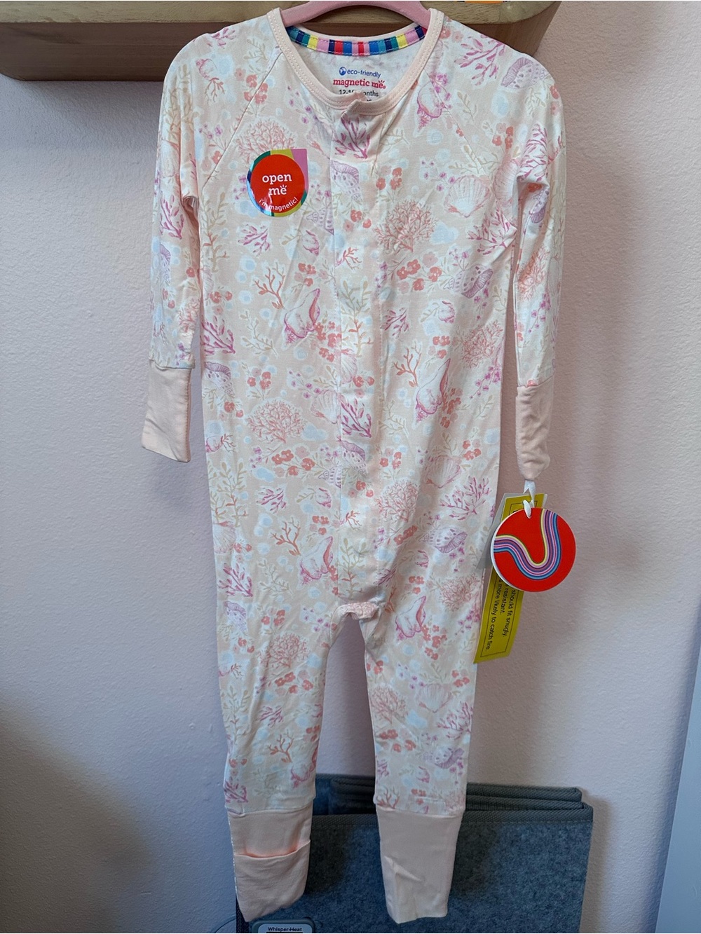 Magnetic Me Pink Coral & Sea-Life Print Pajama